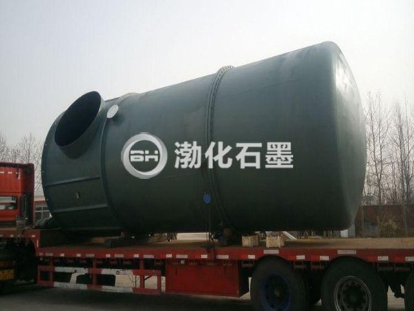 市场上现有的石墨冷凝器往往存在应用功率低、能耗大的问题